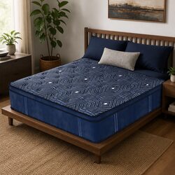 Double Spring Mattress with Euro Top and Pocket Springs