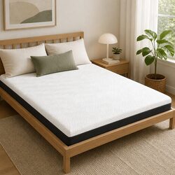 Queen Size Gel Memory Foam Mattress 15cm Medium Firm