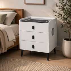 Technical Specifications of Bedside Table with LED and Speaker