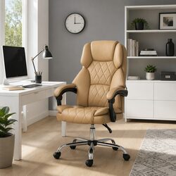 High Back Executive Office Chair with Recline and Swivel