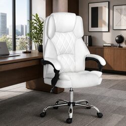 High-Back Executive Office Chair with Adjustable Features
