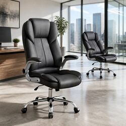 High Back Executive Office Chair with Lumbar Support