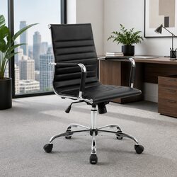 Mid Back Conference Office Chair with Adjustable Features