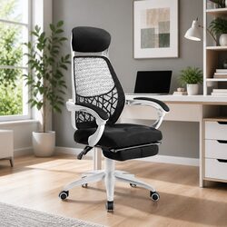 Adjustable Mesh Office Chair with Recline and Lumbar Support
