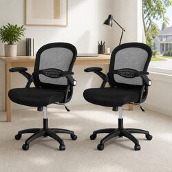 Mesh Office Chair Set with Adjustable Features