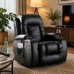 Detailed Massage Recliner Chair with 8 Points and Heat