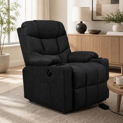 Black Microfibre Electric Lift Recliner Chair Specifications