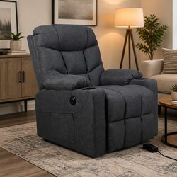 Electric Lift Recliner Chair with Adjustable Features