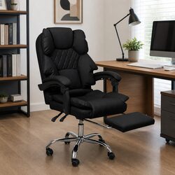 Adjustable Height Gaming Office Chair with Reclining Feature