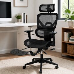 Mesh Executive Office Chair with Adjustable Features