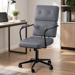 Adjustable Height Ergonomic Office Chair Grey