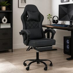 High Back Office Chair with Ergonomic Support Features