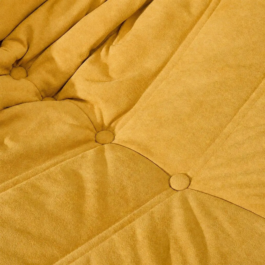 Kids Floor Chair Foam Sofa Ergonomic Comfort Yellow