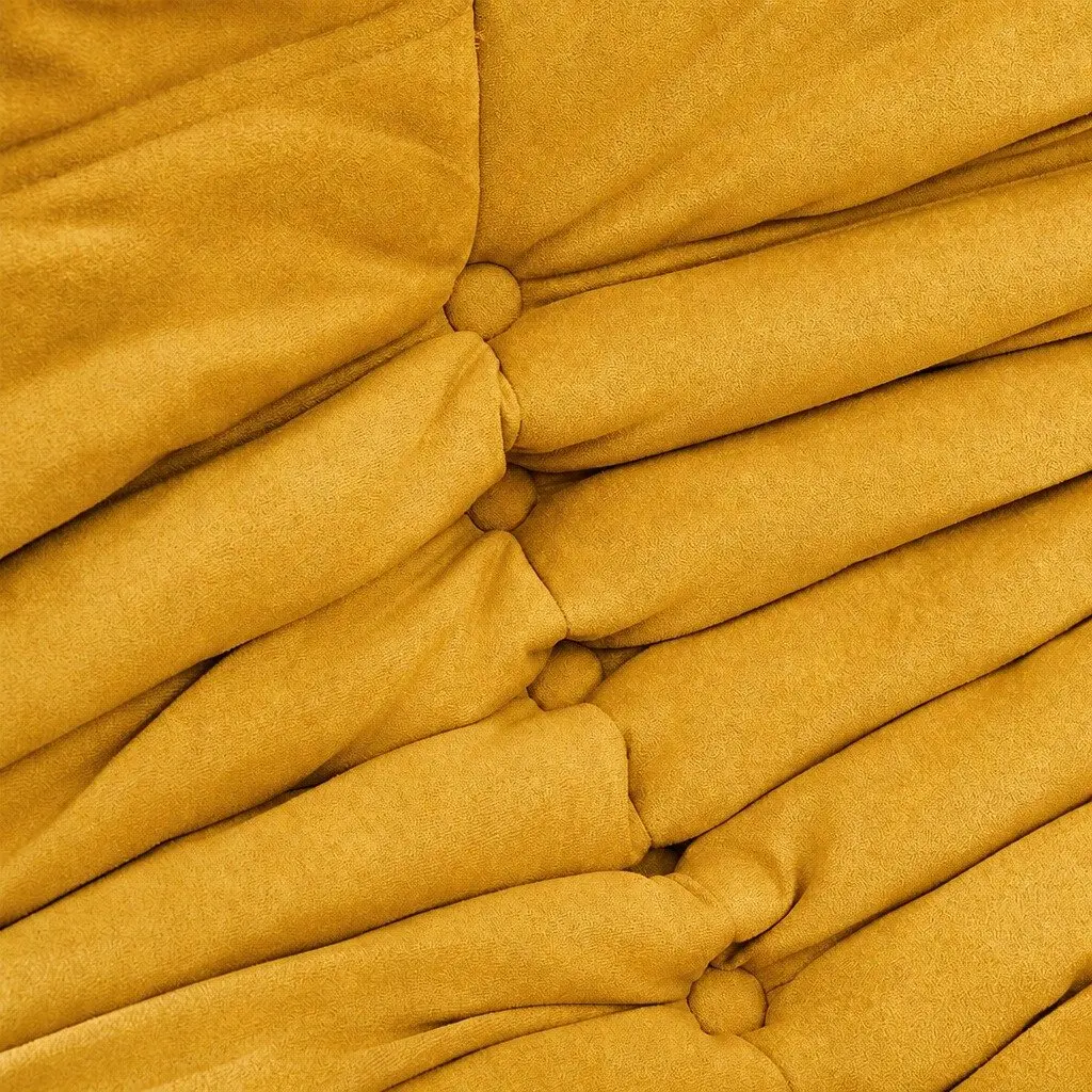 Kids Floor Chair Foam Sofa Ergonomic Comfort Yellow