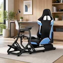 Racing Simulator Cockpit with Adjustable Components