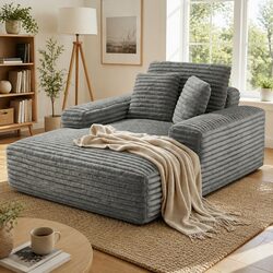 Grey Faux Fur Sofa Bed with Pocket Spring Core