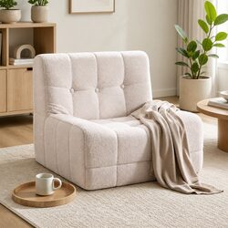 High-Density Foam Modular Floor Couch for Small Areas