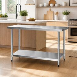 Commercial Stainless Steel Work Bench 1524x610mm