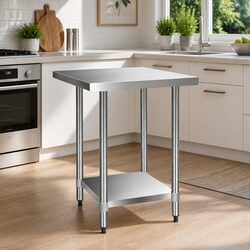 Precise Stainless Steel Kitchen Work Bench 760x760mm