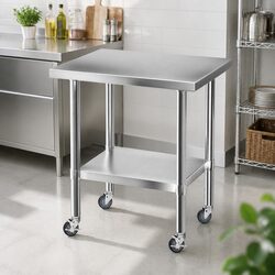 Stainless Steel Food Prep Table 760x610mm Commercial Grade