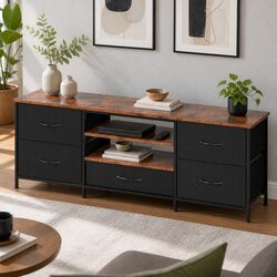 TV Stand Cabinet 140cm with 5 Storage Drawers