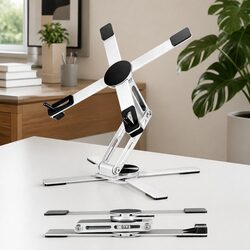 Adjustable Laptop Stand with Foldable Design and Rotation