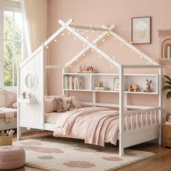 Stylish House Bed Frame for Modern Kids' Rooms