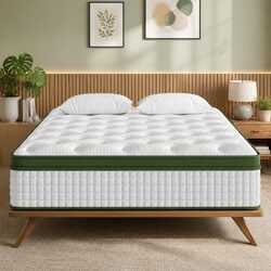 Queen Latex Hybrid Mattress 34cm with Pocket Coils