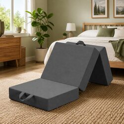 Compact Single Folding Mattress 15cm Foam Dimensions