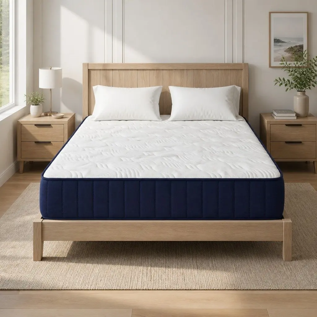 Double Mattress 26cm Firm Pocket Spring Hybrid Orthopedic Bed Pressure Relief