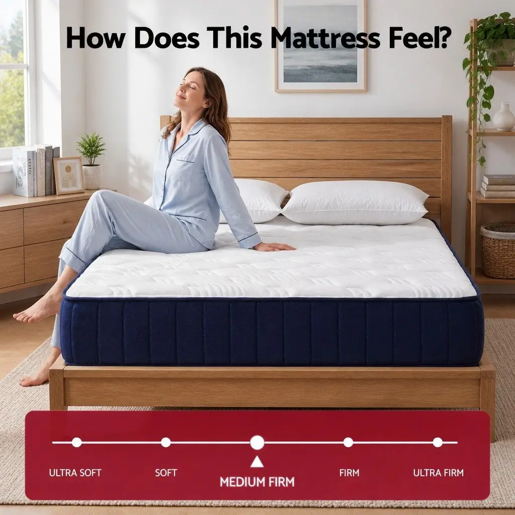 Single Mattress Firm Orthopedic 26cm White