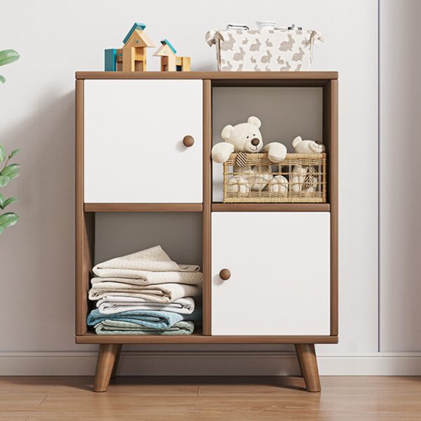 Comfia 4 Tier Shelf Display Bookshelf Bookcase Storage Rack Wooden Shelving 60x24x70cm Book Shelf Bookcase Storage Display Cabinet