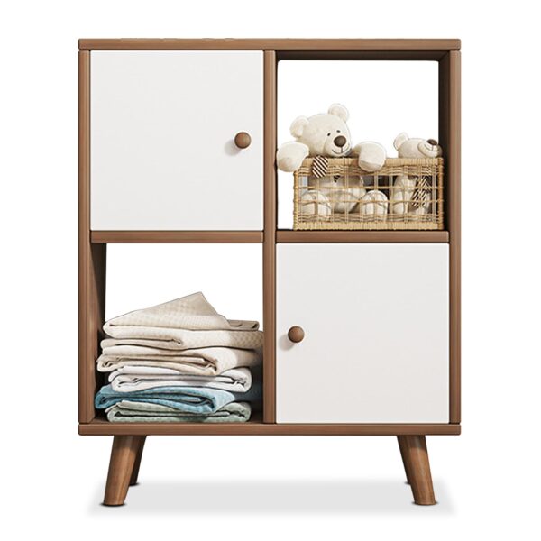 Comfia 4 Tier Shelf Display Bookshelf Bookcase Storage Rack Wooden Shelving 60x24x70cm Book Shelf Bookcase Storage Display Cabinet