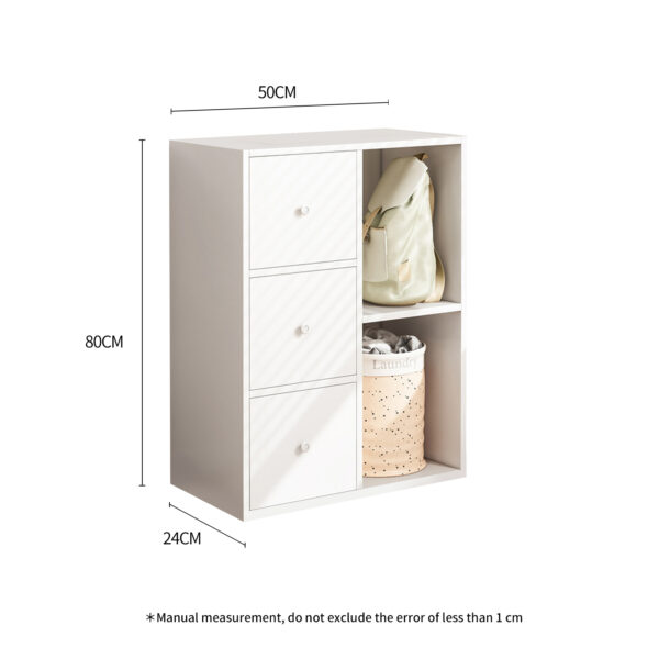 Comfia Modern Storage Cabinet Wooden Cabinet With 3 Drawers Bedroom Bedside Table White Storage Cabinet Bedside Table Bedroom Drawer Cabinet