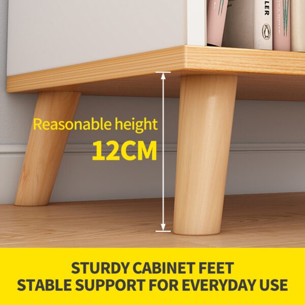 Comfia Modern Bedside Tables Side Table White Nightstand Storage Drawer Shelf Bedroom Bedside table Nightstand