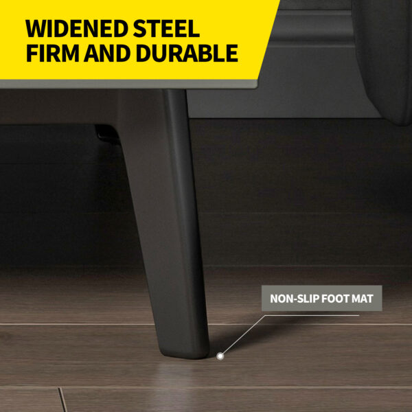 Comfia End Side Table Nightstand with Storage Drawer Bedroom Bedside 2 Drawers Cabinet Bedside table Nightstand