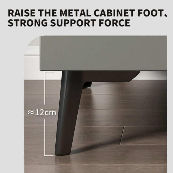Comfia End Side Table Nightstand with Storage Drawer Bedroom Bedside 2 Drawers Cabinet Bedside table Nightstand