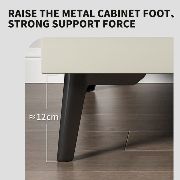 Comfia Modern 2 Drawers Bedside Table Bedroom Storage Cabinet Nightstand Side End Table Bedside table Nightstand