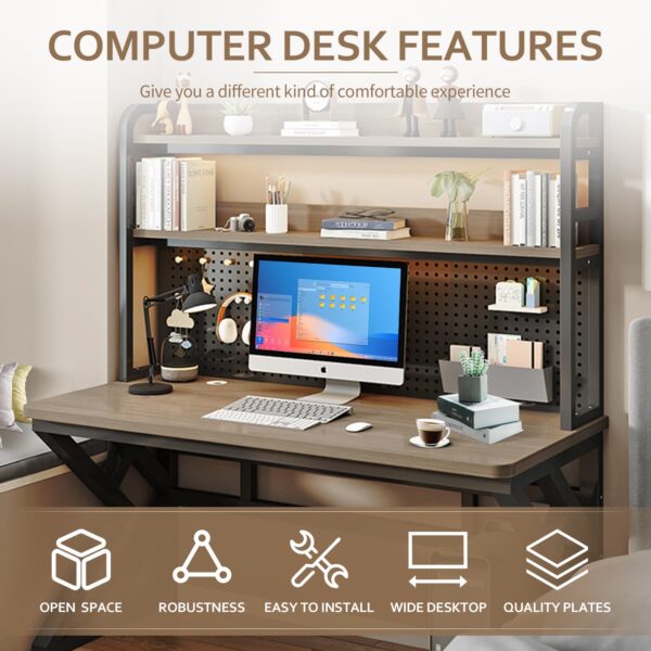 Comfia Computer Desk Study Office Workstation Laptop Table Home Writing 120 x 60 x170cm study desk  computer desk
