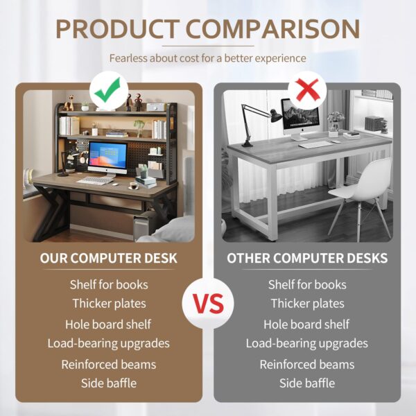 Comfia Computer Desk Study Office Workstation Laptop Table Home Writing 120 x 60 x170cm study desk  computer desk