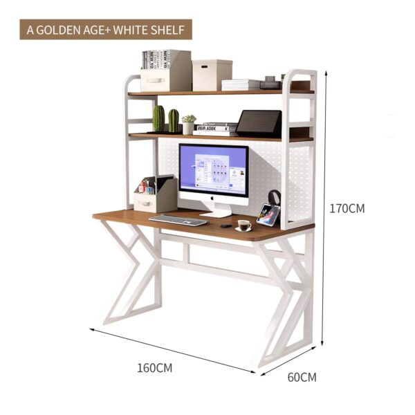 Comfia Computer Desk Office Study Laptop Table PC Work Desktop Workstation 160×60×170CM study desk  computer desk