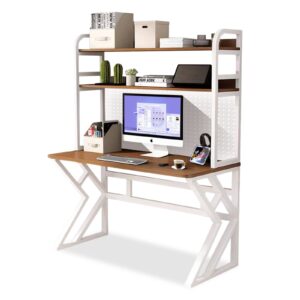 Comfia Computer Desk Office Study Laptop Table PC Work Desktop Workstation 160×60×170CM study desk  computer desk