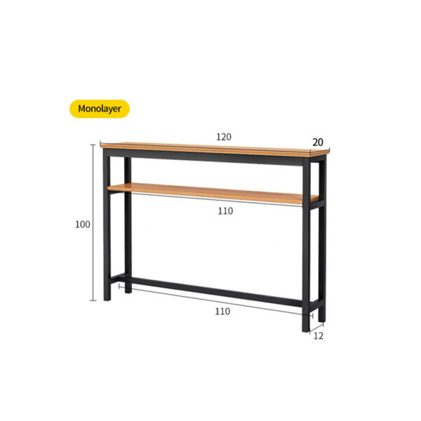 Comfia 120x20x100.2cm Long Strip Storage Cabinet for Sofa-Back or Bed Headside Placement Long Strip Storage Cabinet: