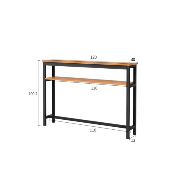 Comfia Ultra-Narrow Wall-Mounted Sofa Bedroom Shelf Cabinet for Storing Long Items Black Long Strip Cabinet Ultra Narrow Bedroom Cabinet