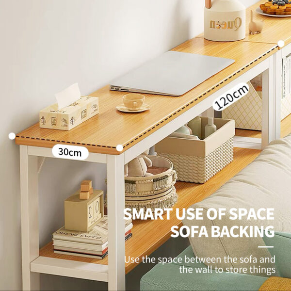 Comfia Ultra Narrow Sofa Shelf Seam Cabinet For Storing Long Cabinets Against The Wall Long Strip Cabinet