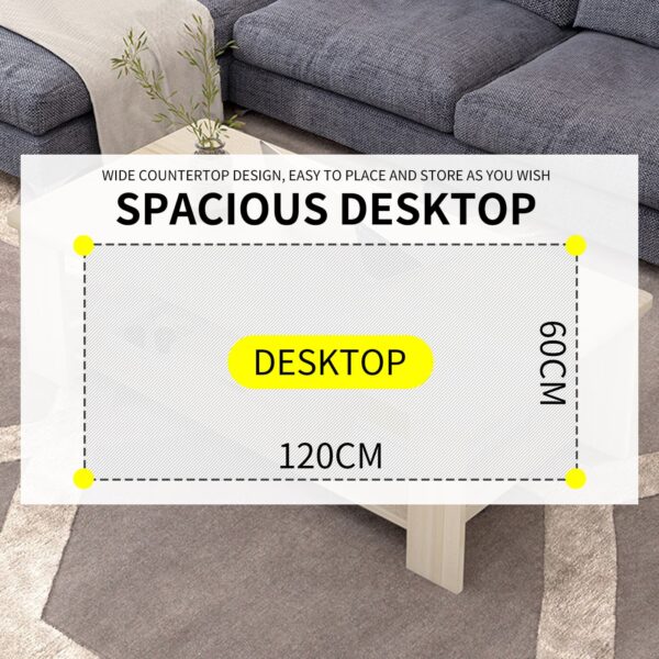 Comfia Coffee Table Living Room Side Table Sofa End Tea Table Engineered Wood 120cm Tea Table  Coffee Tea Table Living Room