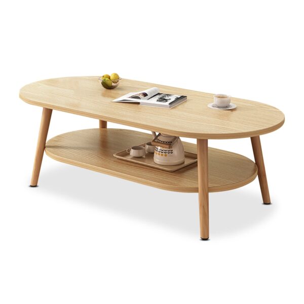 Comfia Living Room Tea Table Modern Bedroom Storage Table Household Coffee Tables Beige Coffee Tea Table，Shelf Storage  Living Room  Home Furniture