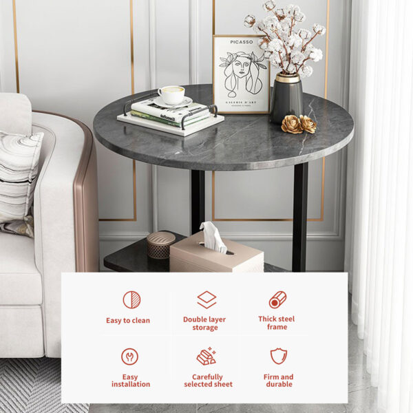 Comfia Centre Coffee Table Portable Sofa Side Cabinet Minimalistic Bedside Tea Table Tea Table  Coffee Tea Table Living Room